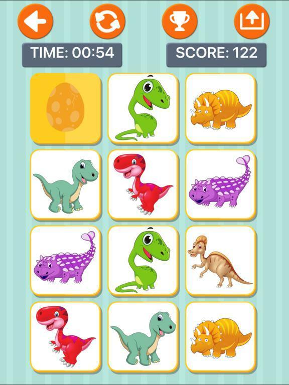 Portada de Dinosaur Memory Games for Kids