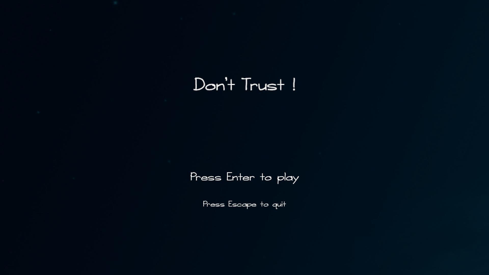 Portada de Dont trust!