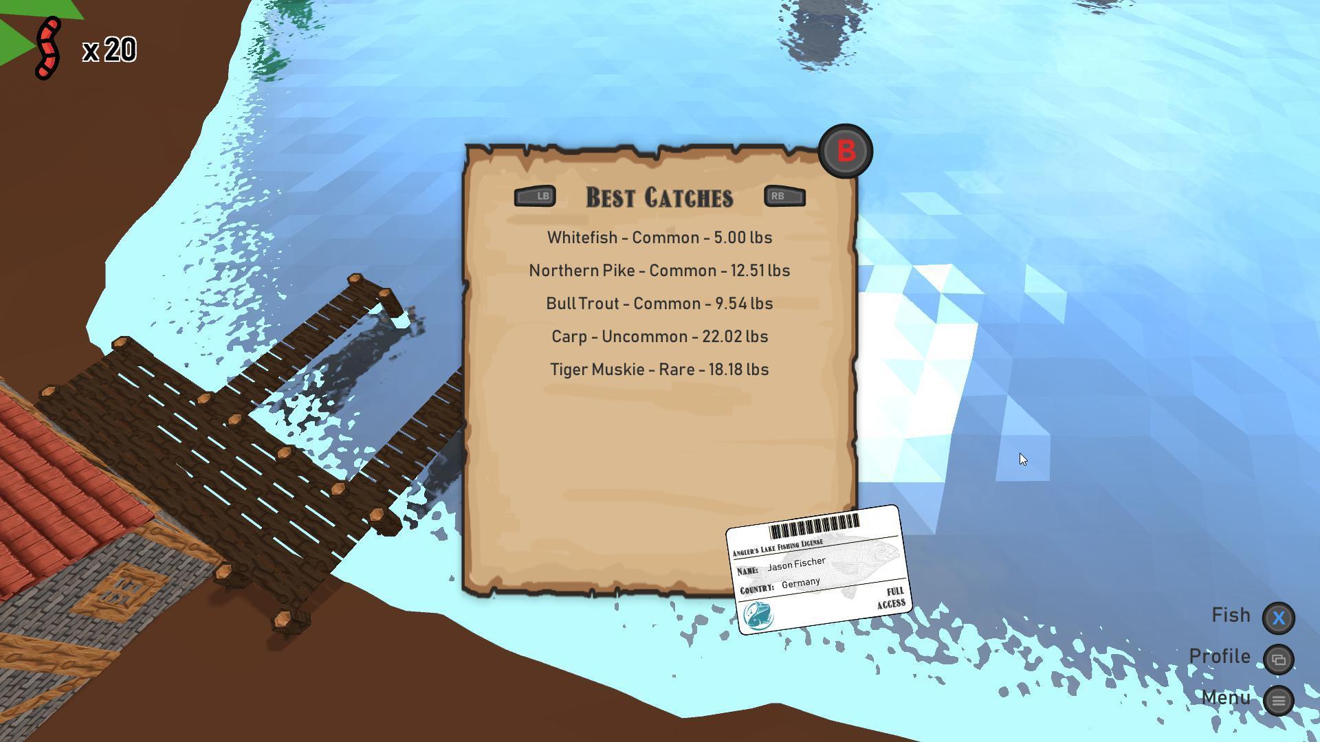 Portada de Angler's Lake