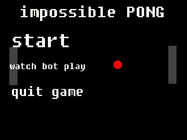 Portada de impossible PONG (xidroke)