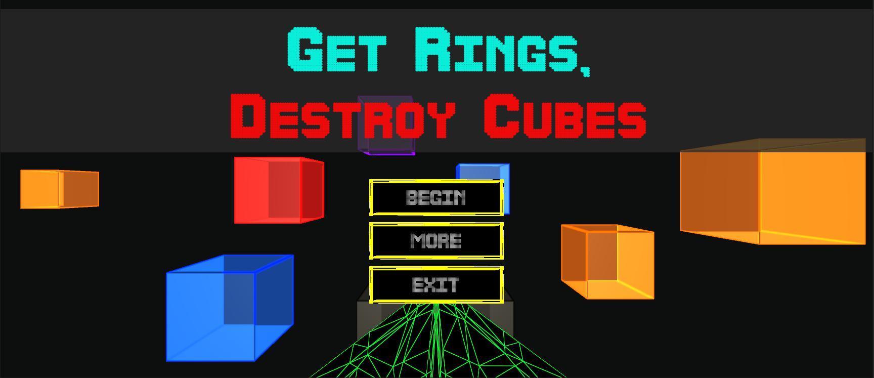 Portada de Get Rings, Destroy Cubes