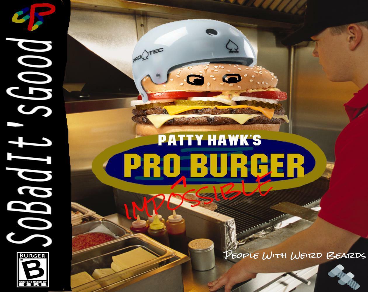 Portada de Patty Hawk's Pro (Impossible) Burger
