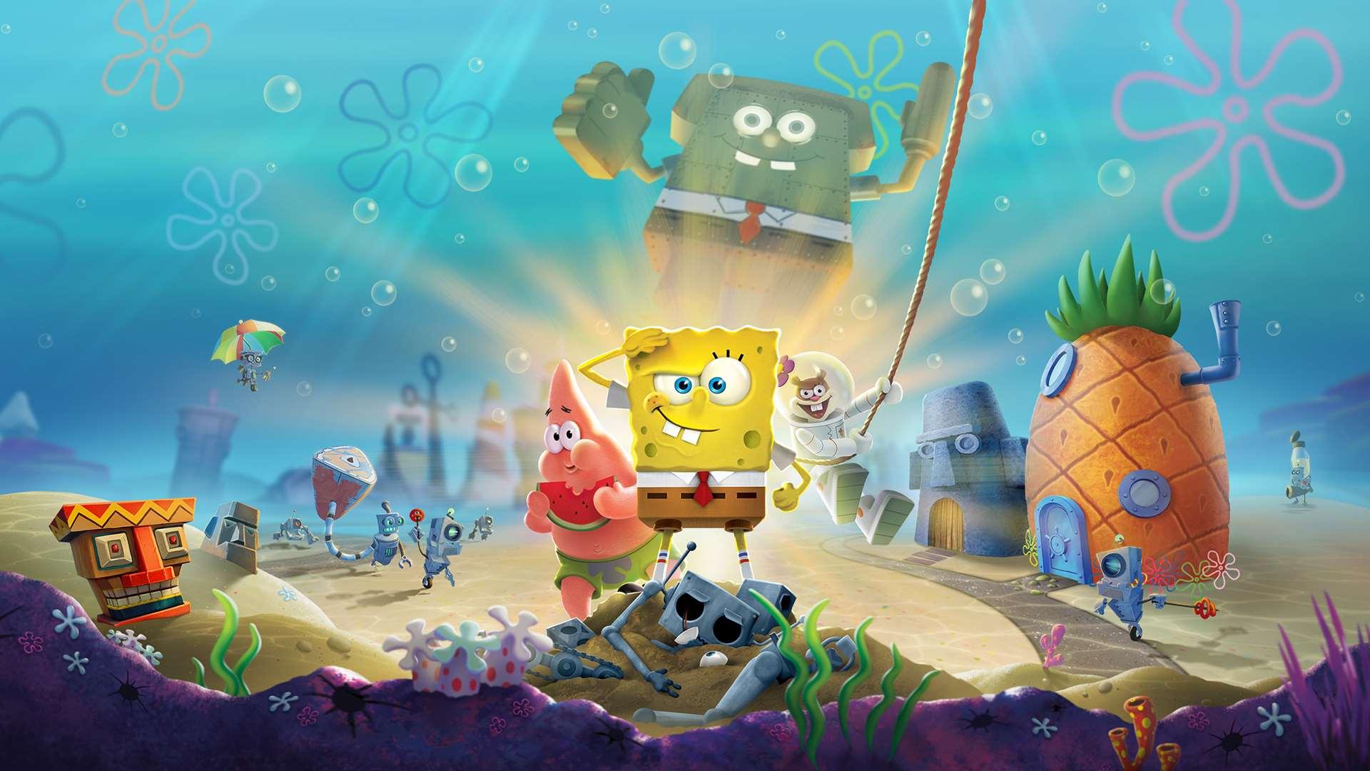 Portada de SpongeBob SquarePants: Battle for Bikini Bottom — Rehydrated