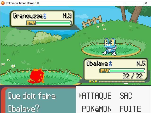 Portada de Démo Pokémon Titane 1.0