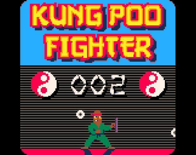 Portada de Kung Poo Fighter - PICO-8 version.