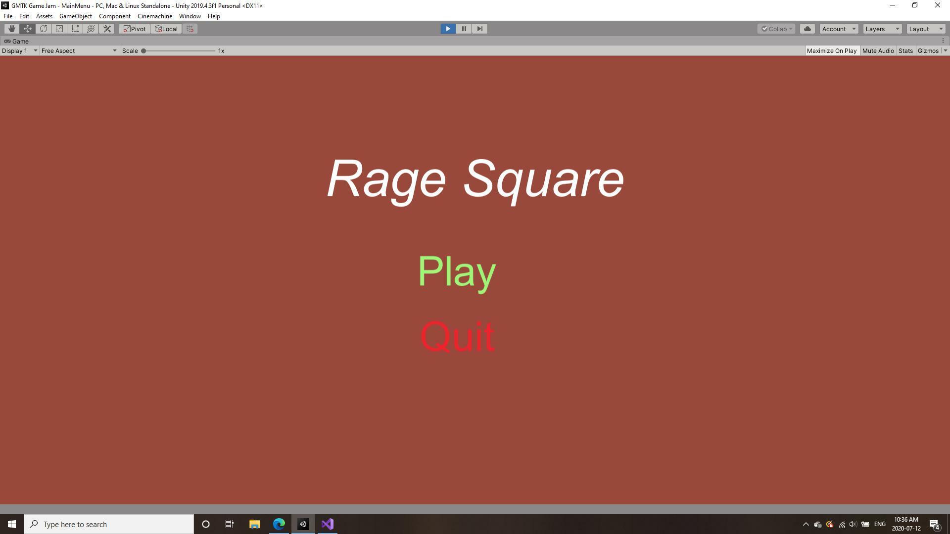 Portada de Rage Square