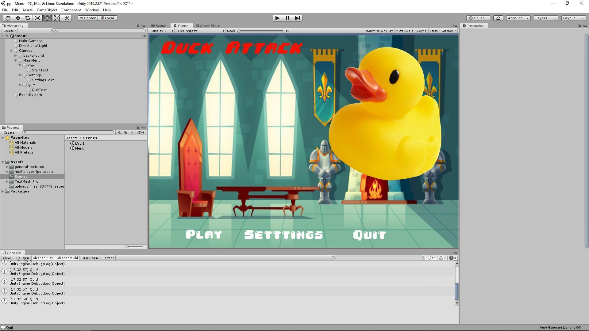 Portada de Duck Attack (OxideFire)