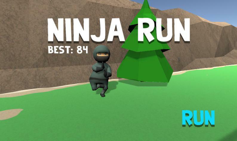 Portada de NINJA RUN (itch) (Gmassta)