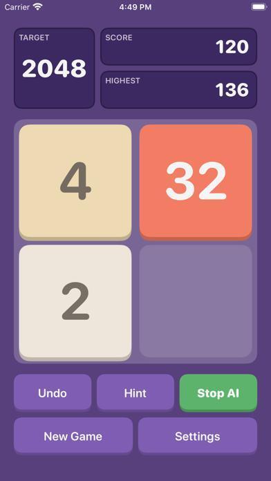 Portada de 2048 AI - Play with AI solver