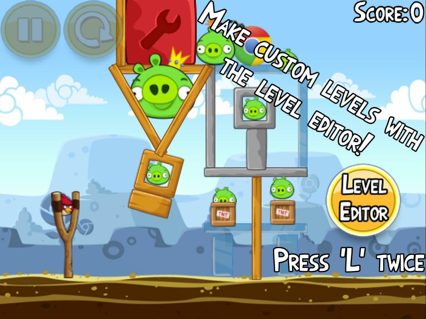 Portada de Angry Birds Chrome (Remake)