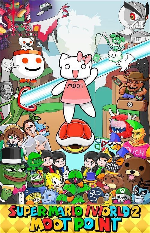 Portada de Super Mario /v/orld 2: Moot Point