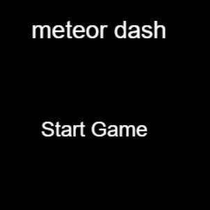 Portada de meteor dash (http://gaspergg1.itch.io/)