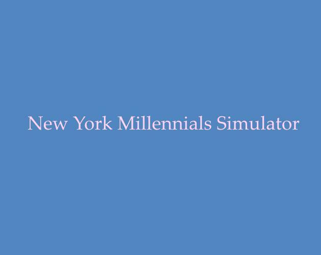 Portada de New York Millennials Simulator