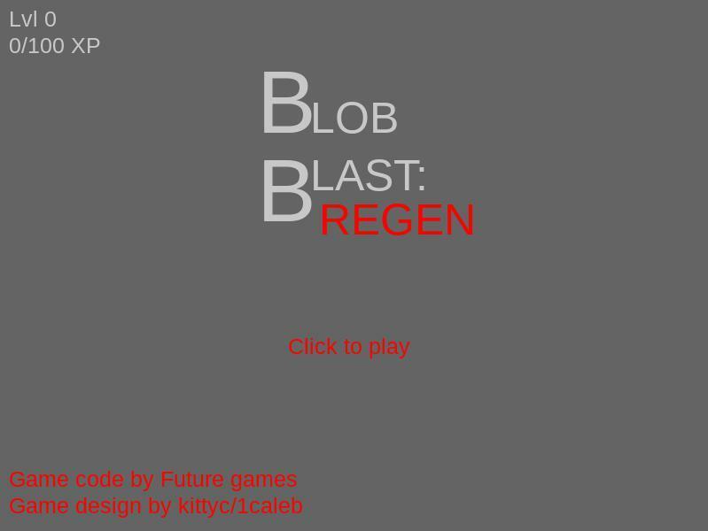 Portada de Blob Blast: REGEN