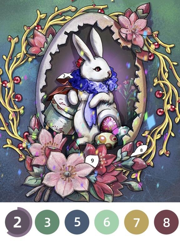 Portada de Flower Coloring Number Artbook