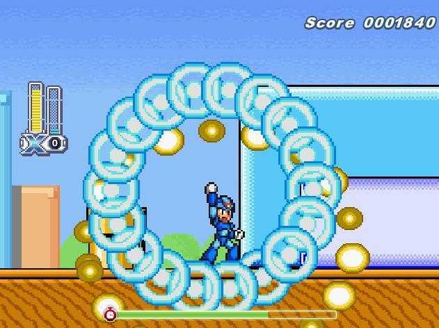 Portada de MEGAMAN IN SUPER MARIO BROS