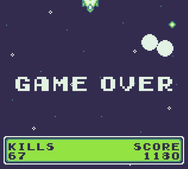 Portada de ZERO - GBJam #8 Space Shooter