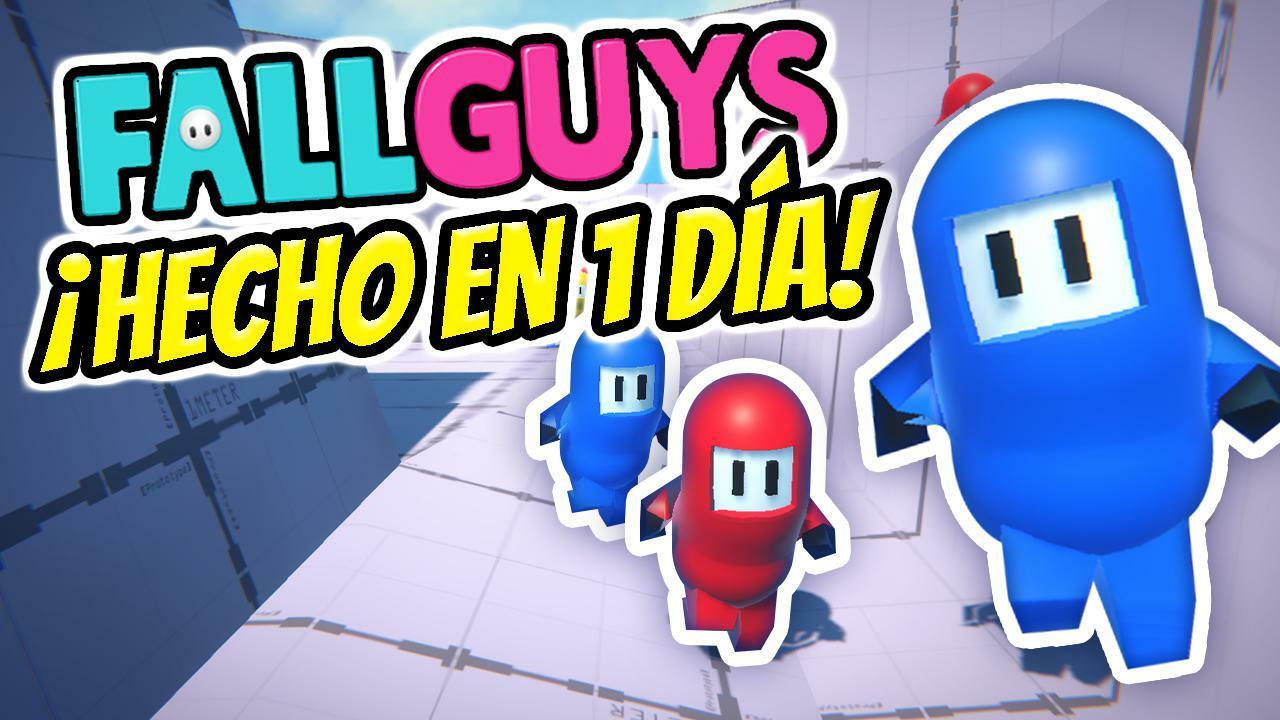 Portada de Fall Guys hecho en 24 horas