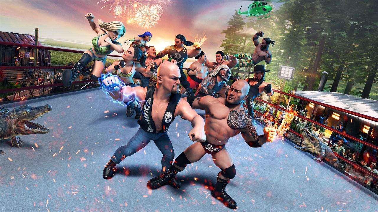 Portada de WWE 2K Battlegrounds