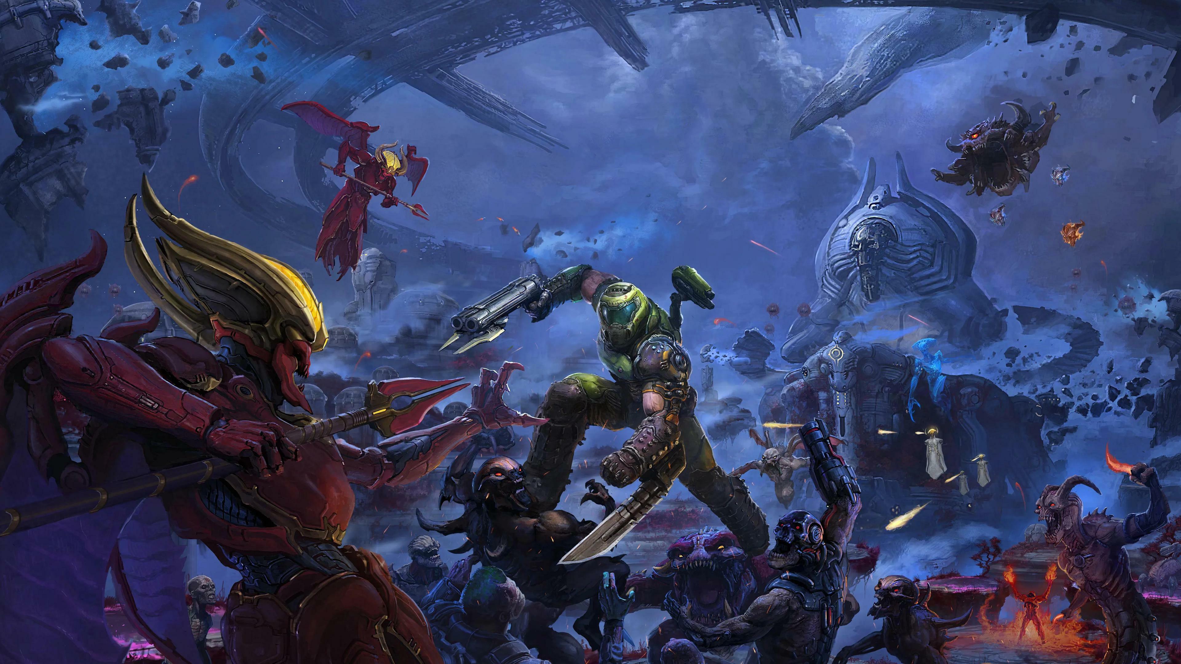 Portada de Doom Eternal: The Ancient Gods - Part One