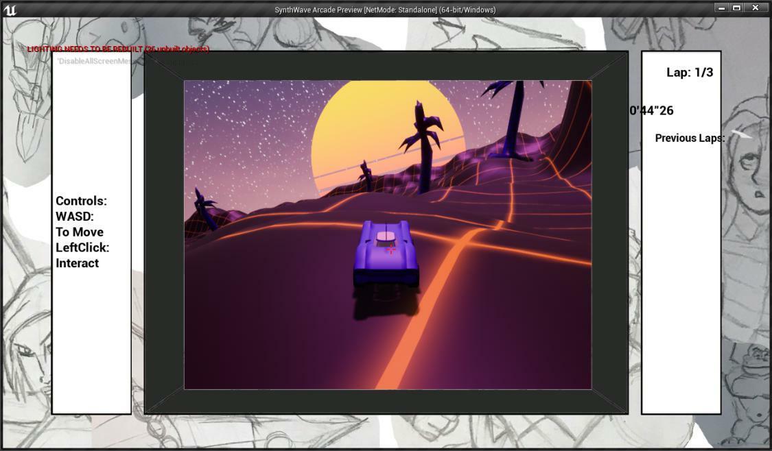 Portada de The Synthwave Arcade - Team Kaliente