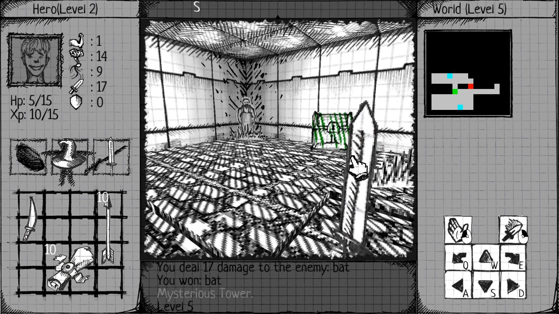 Portada de Drawngeon: Dungeons of Ink and Paper