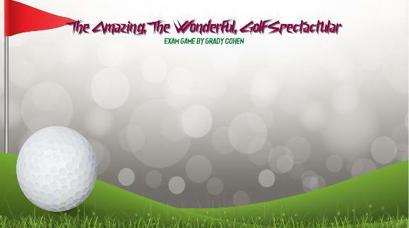 Portada de The Amazing, The Wonderful, Golf Spectacular