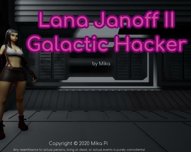 Portada de Lana Janoff II Galactic Hacker