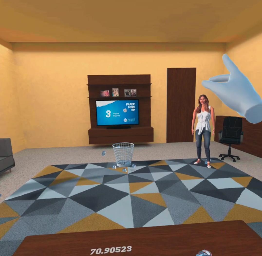 Portada de Paper Toss VR (itch)