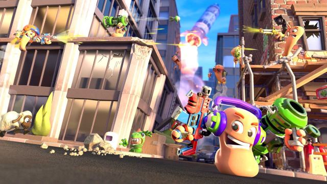 Portada de Worms Rumble