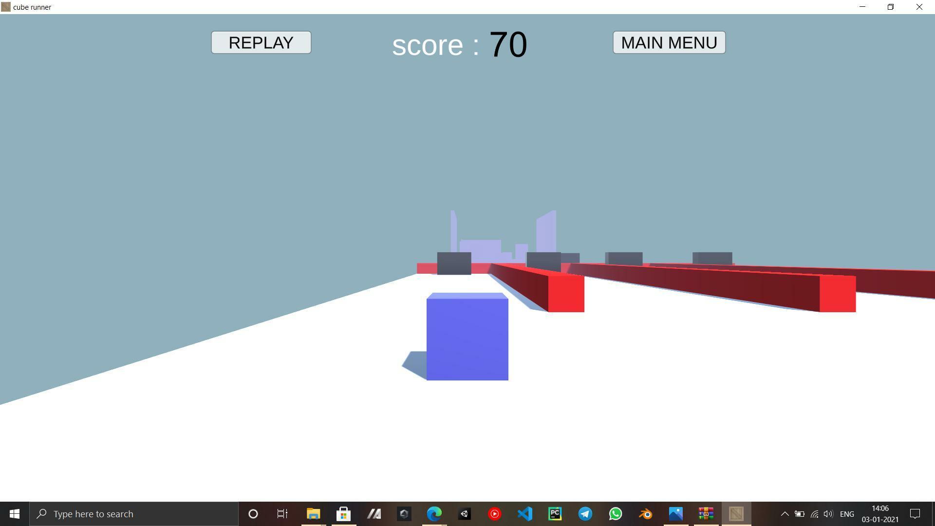 Portada de Cube runner(advanced brackey addition)