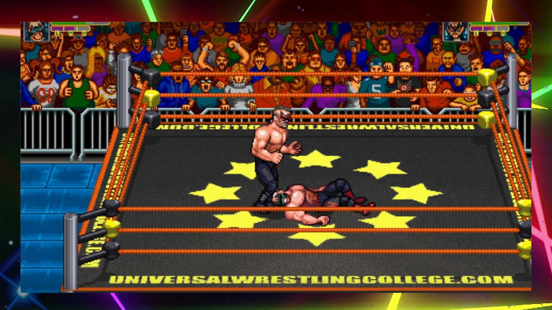 Portada de RetroMania Wrestling