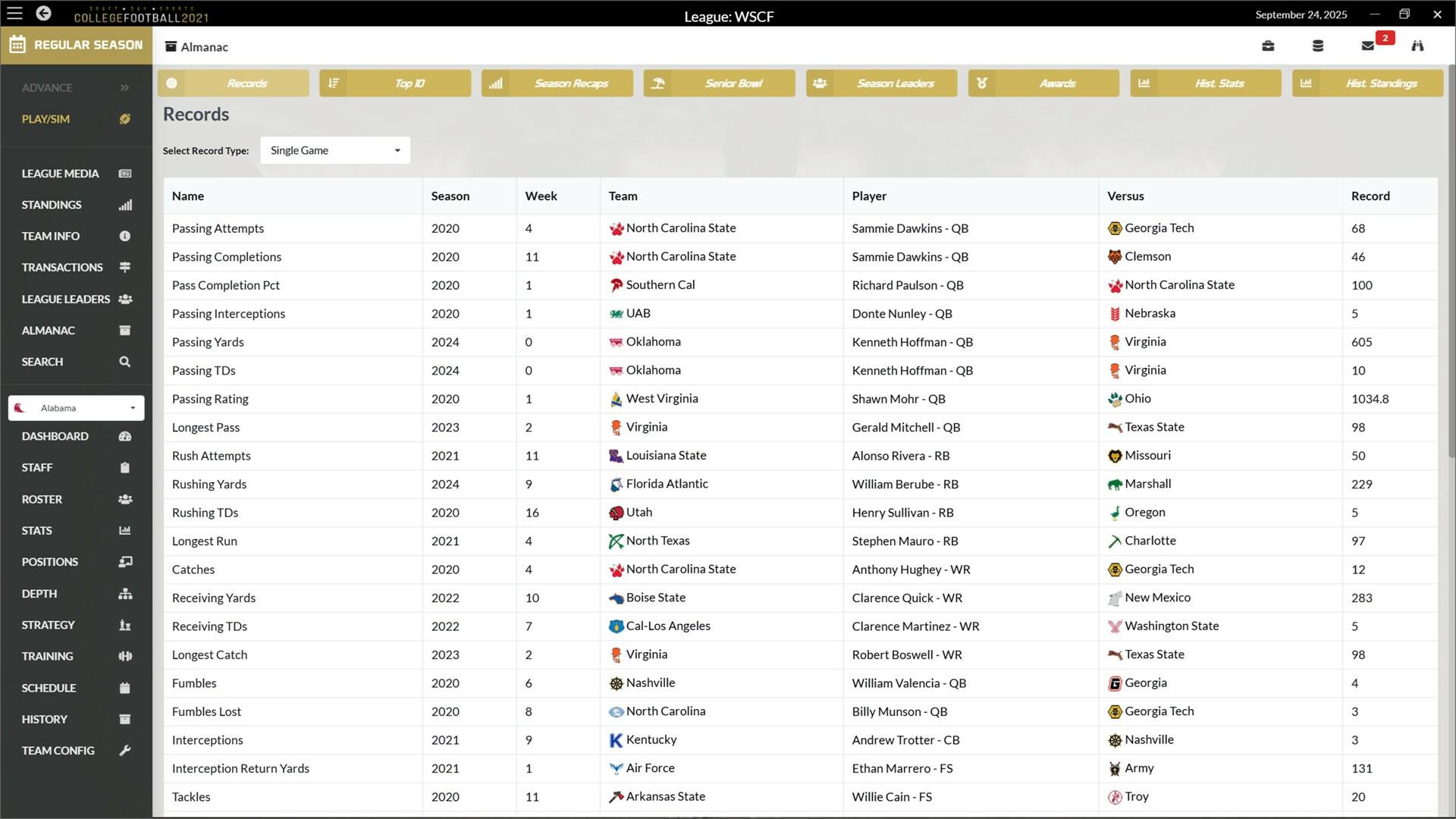 Portada de Draft Day Sports: College Football 2021