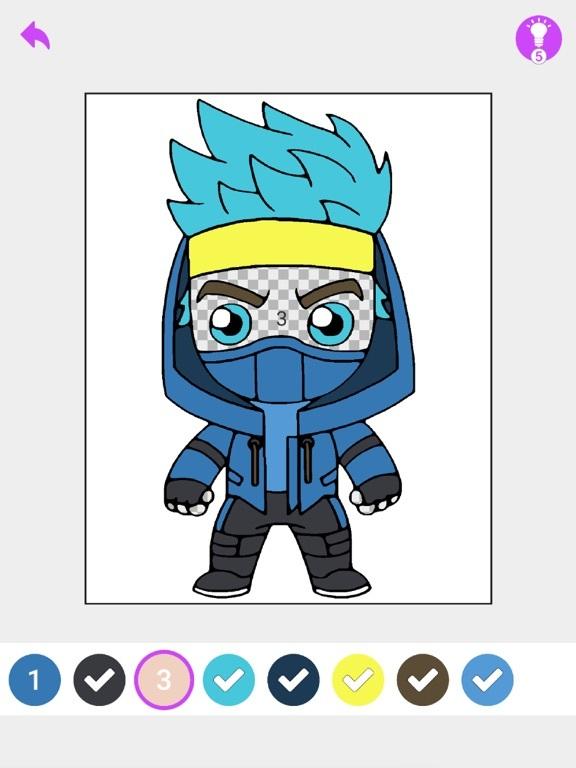 Portada de Colortnite Art - Nite Coloring