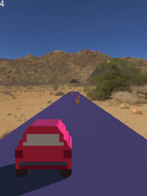 Portada de car on the road type game - 1HGJ