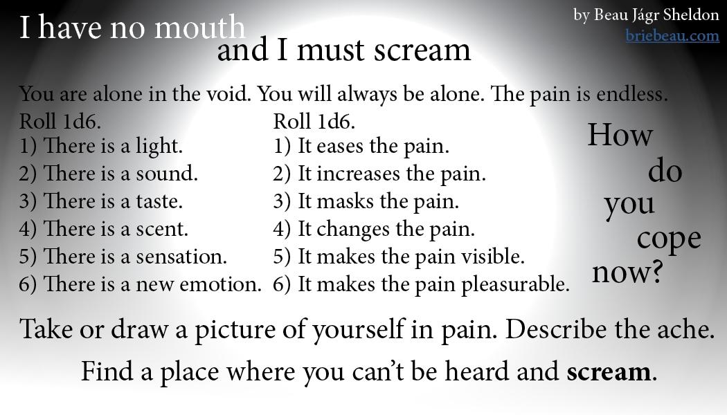 Portada de I have no mouth and I must scream