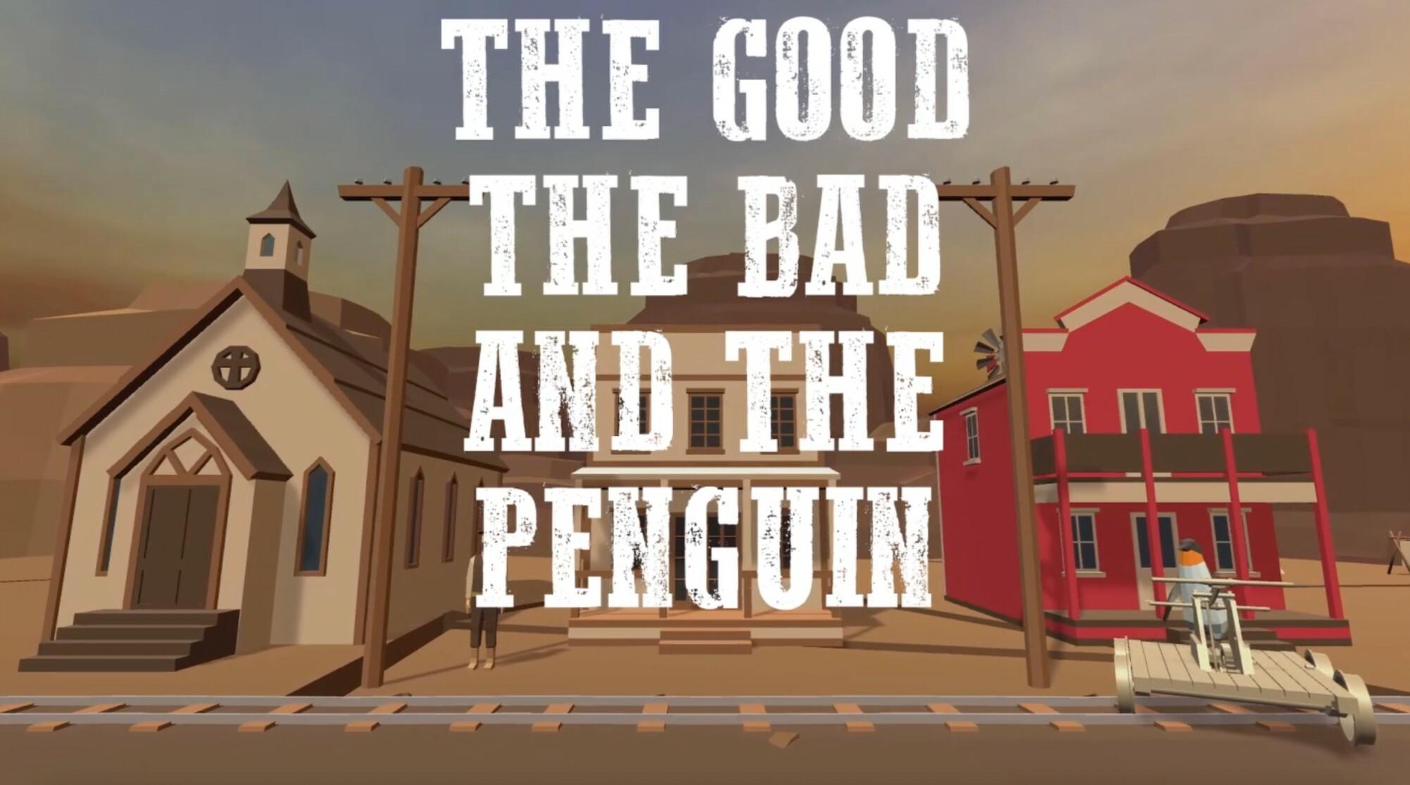 Portada de The Good the Bad and the Penguin