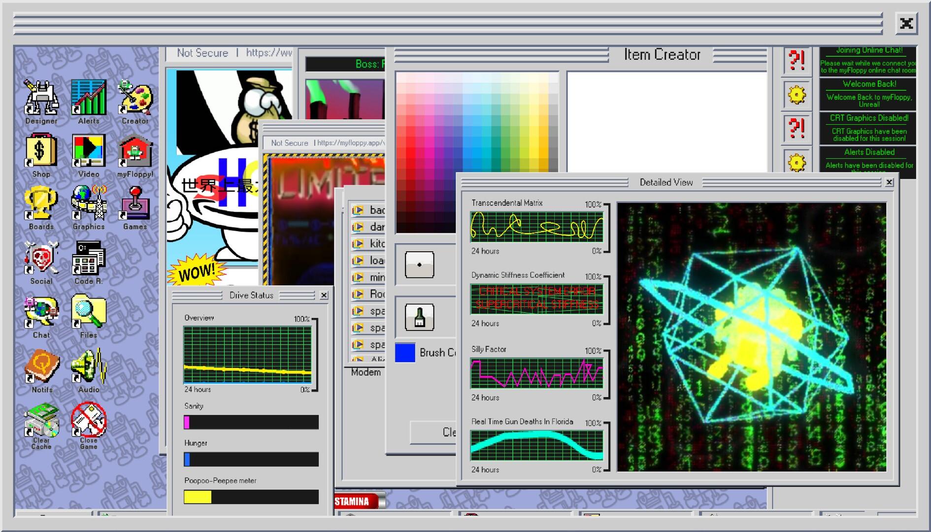 Portada de myFloppy Online!