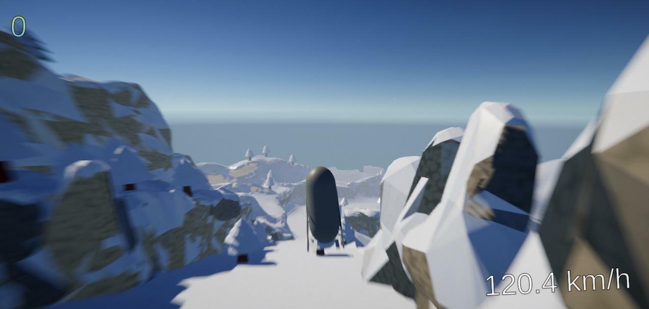 Portada de Descente à ski