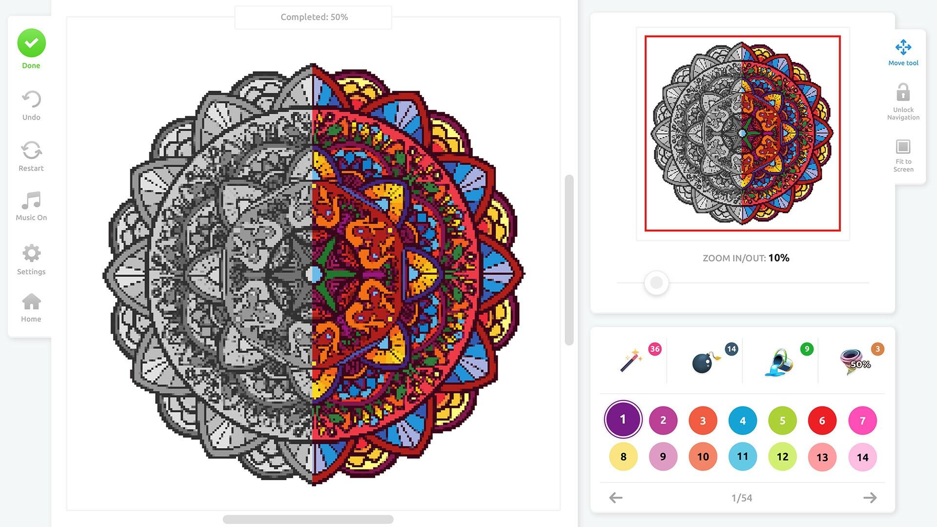 Portada de Pixel Art Coloring Book