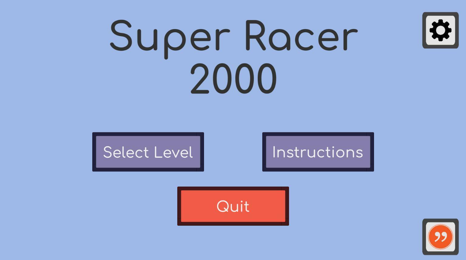 Portada de Super Racer 2000