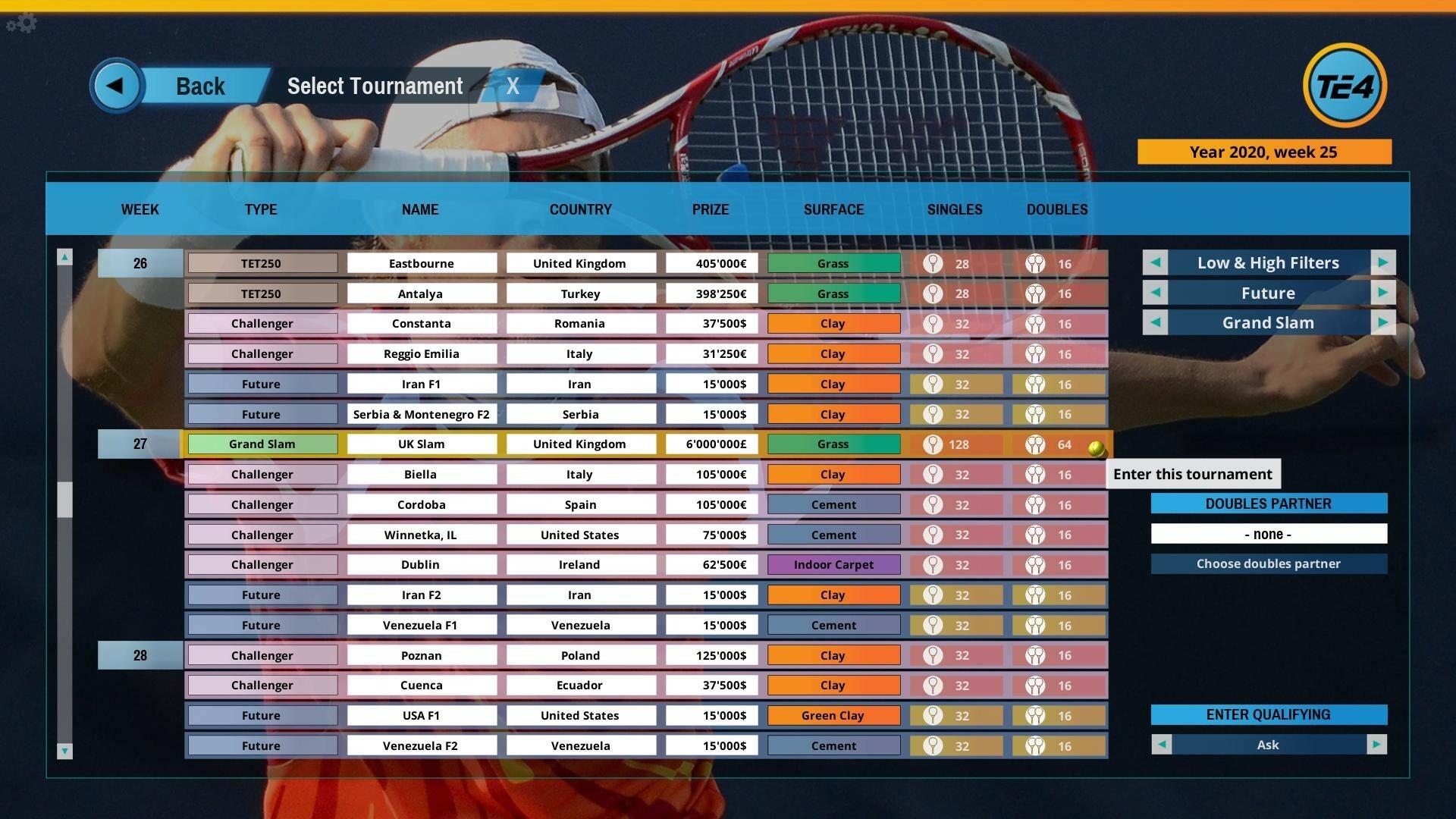 Portada de Tennis Elbow 4