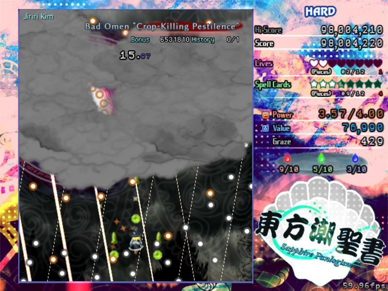 Portada de Touhou Chouseisho ~ Sapphire Panlogism