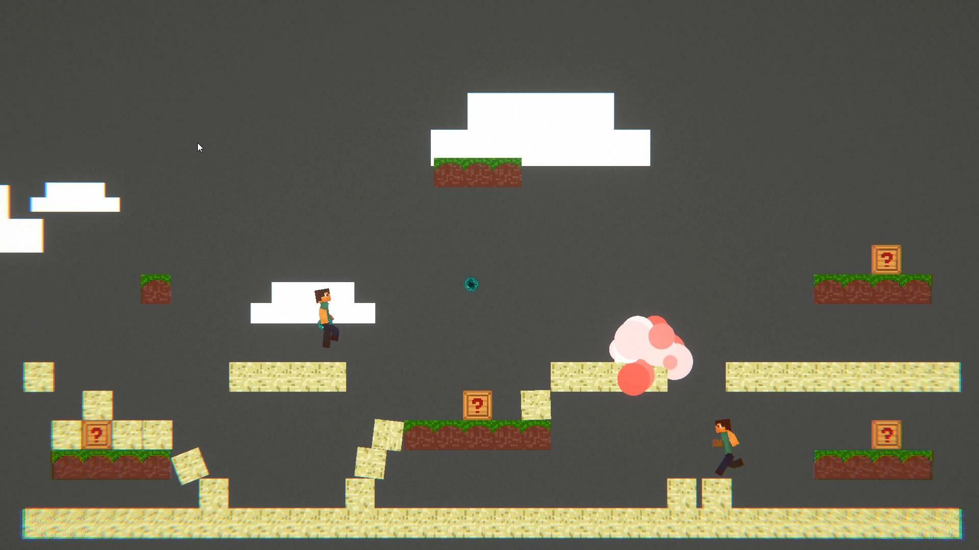Portada de 1v1 Minecraft parkour