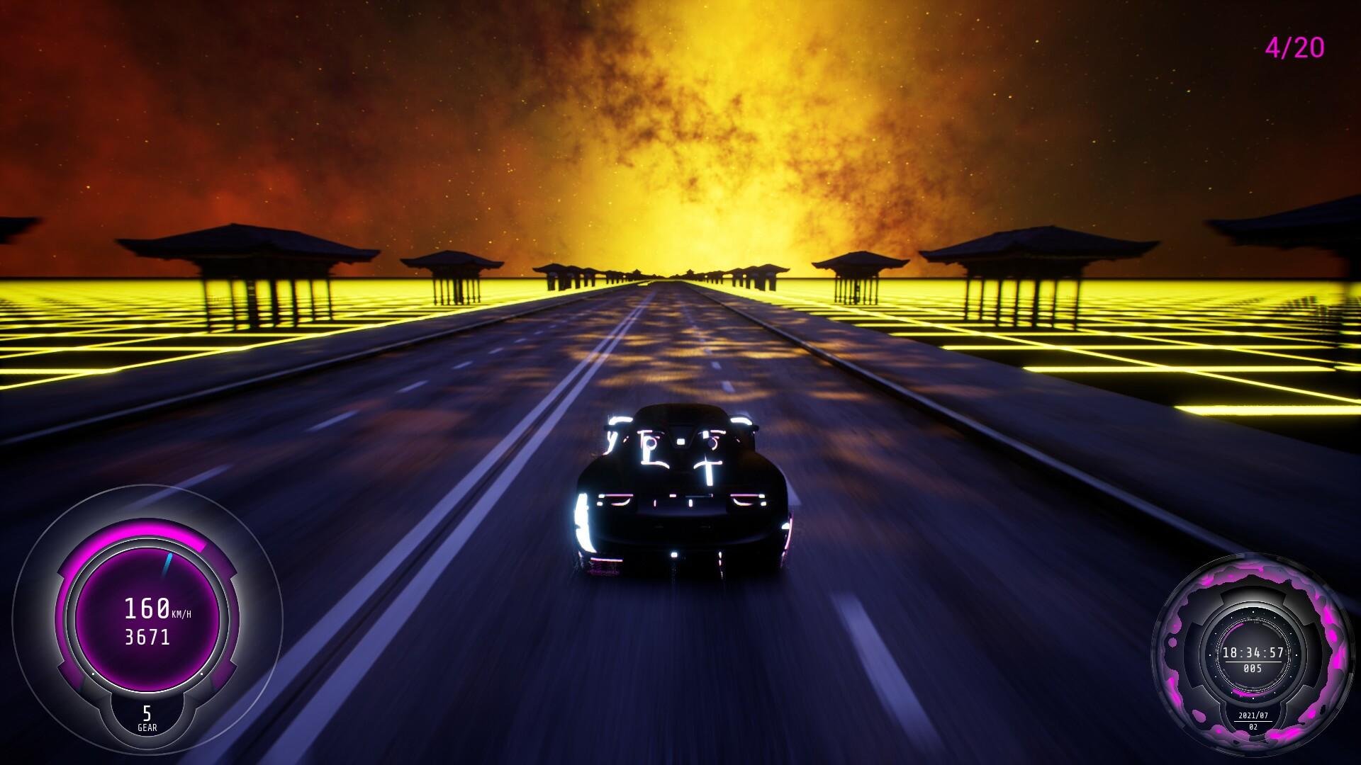Portada de Synthwave Burnout