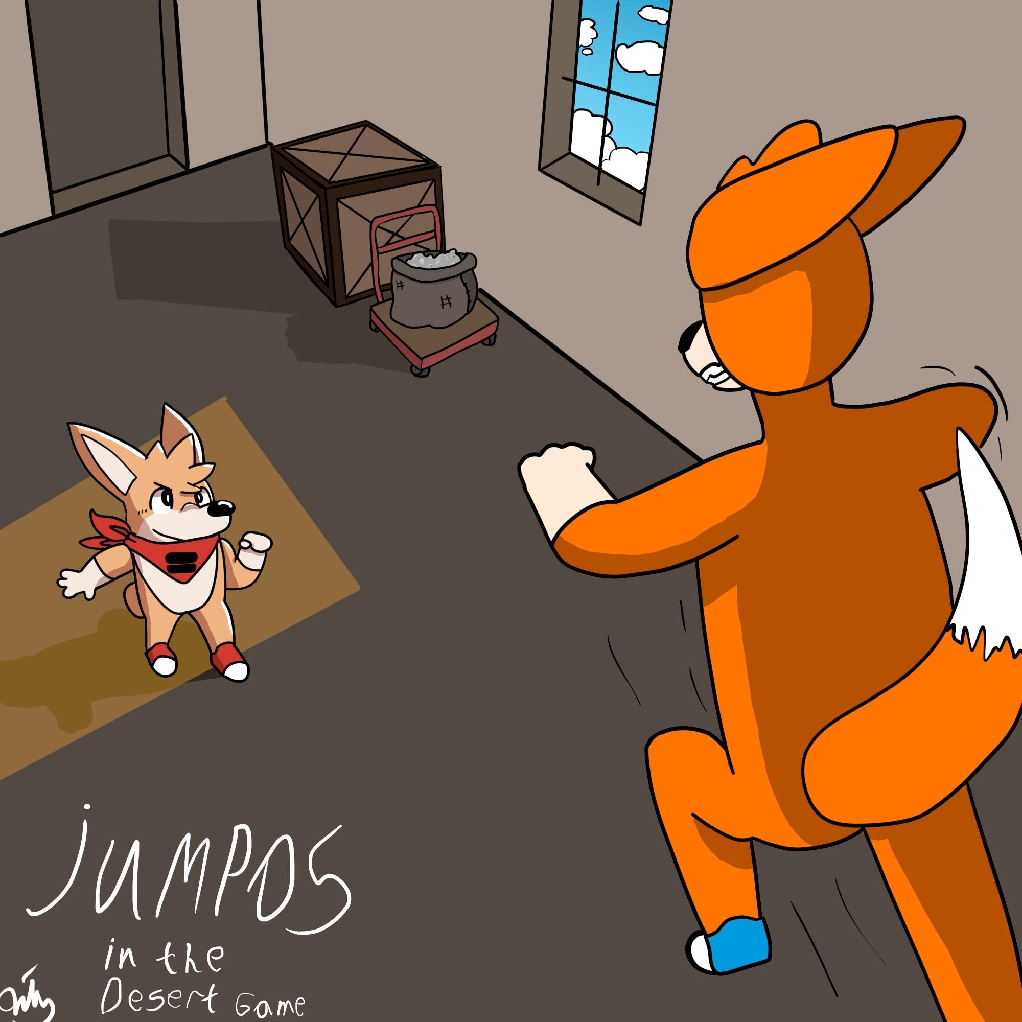 Portada de Jumpfos in the desert