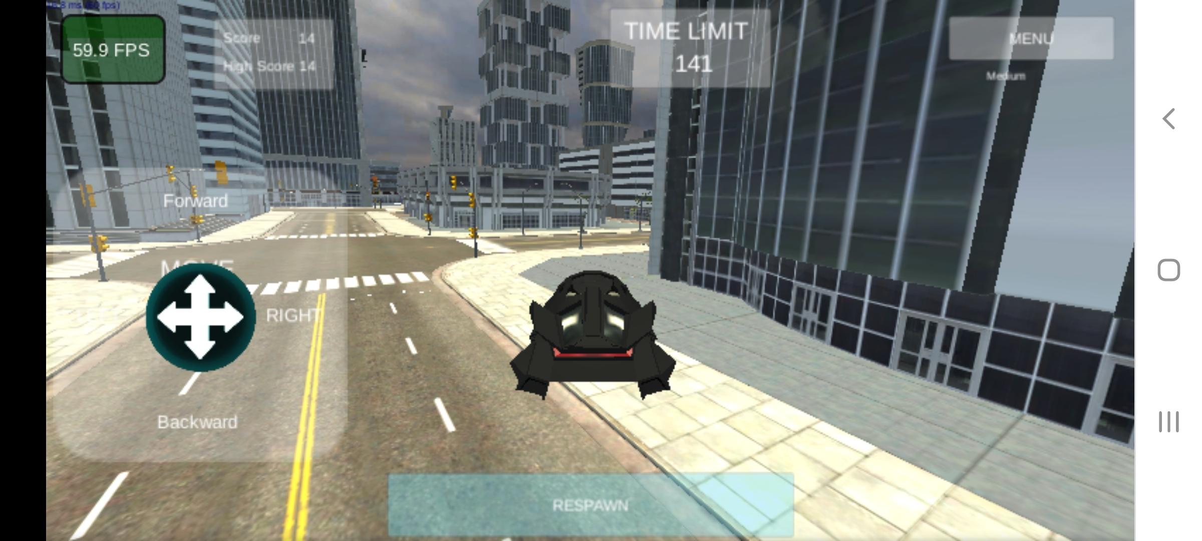 Portada de Urban Racer Phone html game 1.2 sq. mi.