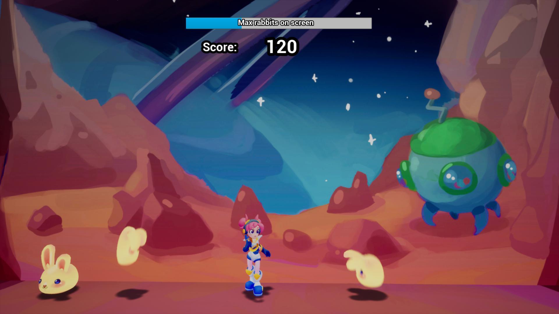 Portada de Space Rabbit Destroyer 3000 - AoE Jam