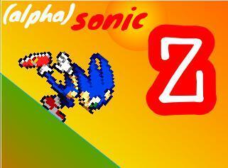 Portada de sonic Z alpha 1.0