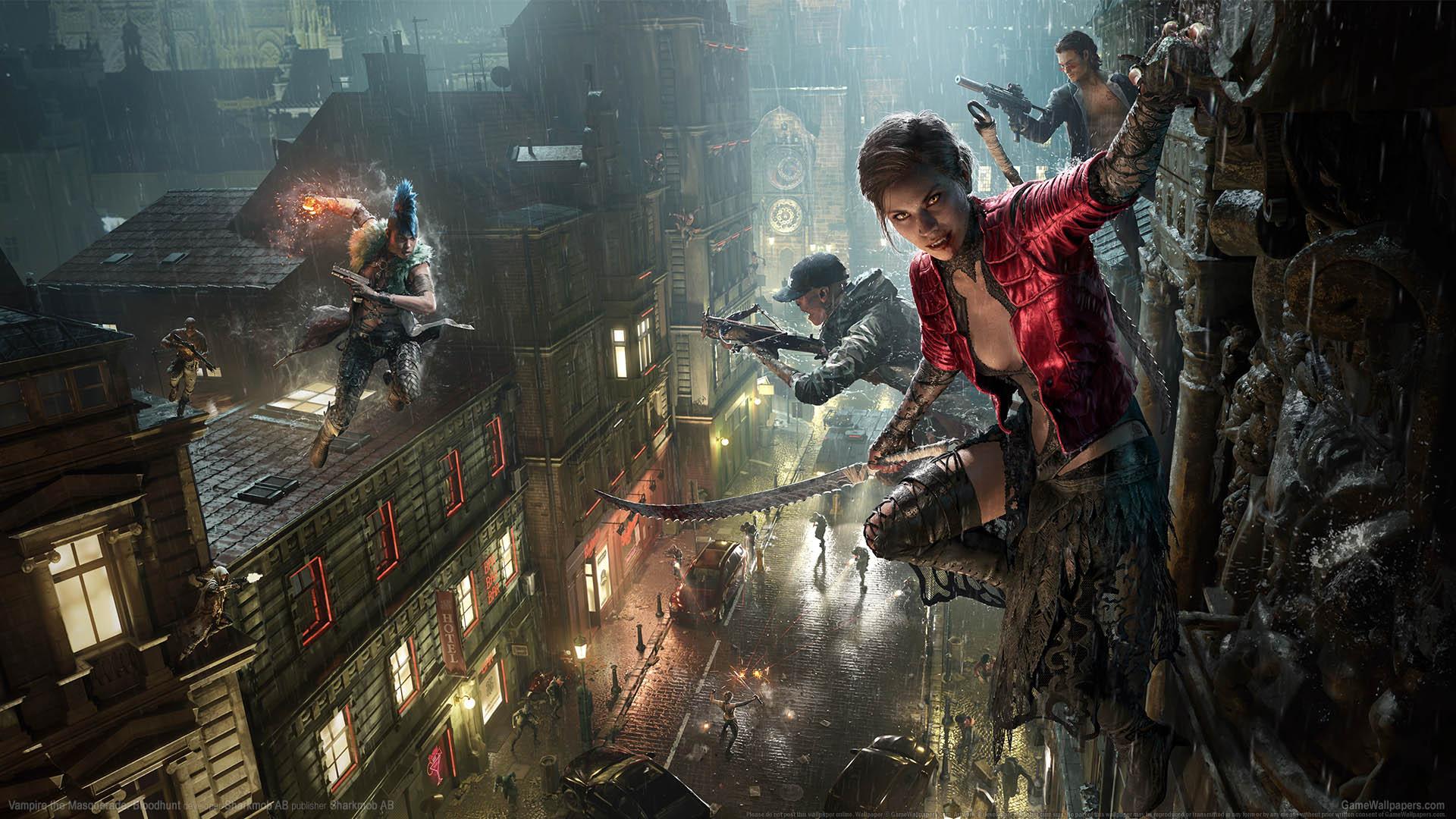 Portada de Vampire: The Masquerade - Bloodhunt